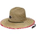 Women's Hurley Natural Capri Straw Lifeguard Primary Logo Hat