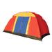 LUCKYREMORE 6 - 8 Person Backyard Camping Tent w/ Carrying Bag Aluminum in Blue | 71 H x 150 W x 87 D in | Wayfair KM0044-Red