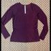 Lululemon Athletica Tops | Lululemon Runderful Long Sleeve Pullover Zip Pocket Women Sz 12 Heather Wine | Color: Gold/Red/Silver | Size: 12