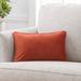 Mercer41 Solid Color Velvet Decorative Throw Pillow Cover Velvet in Brown | 12 H x 20 W x 1 D in | Wayfair 72495B1A93324545AB0073482E0E43DE