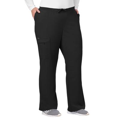 Plus Size Women's Jockey Scrubs Women's Favorite Fit Pant by Jockey Encompass Scrubs in Black (Size M(10-12))