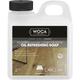 Woca - Oil Refresher (Holzbodenseife), Reinigung- und Holzbodenpflege 1 Liter weiß