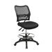 Deluxe Ergonomic MeshBack Drafting Chair with Mesh Seat