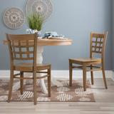 Levan Solid Wood Farmhouse Side Dining Chair (Set of 2)