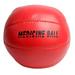 7.5in Plyometric/medicine ball 2kg, 4.4 lb, red