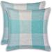 Fabstyles Herringbone Check Set of 2 Cotton Throw Pillows