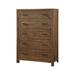 Carbon Loft Catlett Caramel Brown 5-drawer Dresser with Solid Wood