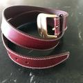 Michael Kors Accessories | Michael Kors Leather Belt | Color: Brown/Red | Size: Extra Large