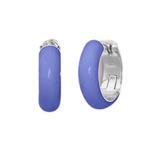 Kate Spade Jewelry | Kate Spade Candy Drops Enamel Huggie Hoop Earrings In Blue & Silver | Color: Blue/Silver | Size: Os