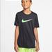 Nike Shirts & Tops | Boys Nike Dri-Fit Short Sleeve Black Top Size S | Color: Black/Green | Size: Sb