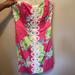 Lilly Pulitzer Dresses | Lilly Pulitzer Strapless Dress Size 0 | Color: Pink | Size: 0
