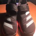 Adidas Shoes | Men’s Size 7.5 Mid High Adidas Sneakers | Color: Black/Orange | Size: 7.5