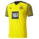 Puma Borussia Dortmund 2021/22 Season Trainning, Game-Kit Home, Cyber Yellow Black, XL