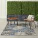 Nourison Aloha Leaf Print Vibrant Indoor/Outdoor Area Rug