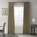 Exclusive Fabrics Vintage Textured Faux Dupioni Silk Room Darkening Curtains (1 Panel)