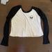 Brandy Melville Tops | Brandy Melville Crop Top, Long Sleeves | Color: Black/White | Size: One Size