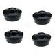 OTOTEC 4X Petrol Grass Trimmer Head Strimmer Bump Feed 2.4mm Line Spool Brush Black