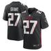 Men's Nike Richie Grant Black Atlanta Falcons Game Jersey