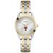 Women's Bulova Silver/Gold Texas Tech Red Raiders Classic Two-Tone Round Watch