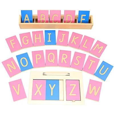 Tableau d'écriture Montessori avec stylo pour enfants jouets lettres anglaises minuscules