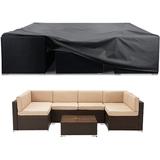 Arlmont & Co. Debartolo 100% Waterproof Patio Furniture Covers, Anti-UV Snow-Proof Outdoor Sectional Furniture Cover | Wayfair