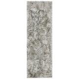 Gray 24 x 2.5 in Indoor Area Rug - Mercer41 Morrell Shag Hand-Tufted Light Area Rug Polyester | 24 W x 2.5 D in | Wayfair