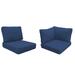 Brayden Studio® Saturna Indoor/Outdoor Cushion Cover Acrylic in Blue | 6 H x 8 W in | Wayfair B5EC21229A8345449A79236B44B4B743