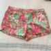 Lilly Pulitzer Shorts | Lilly Pulitzer Pink Aqua Floral Shorts 2 | Color: Blue/Pink | Size: 2