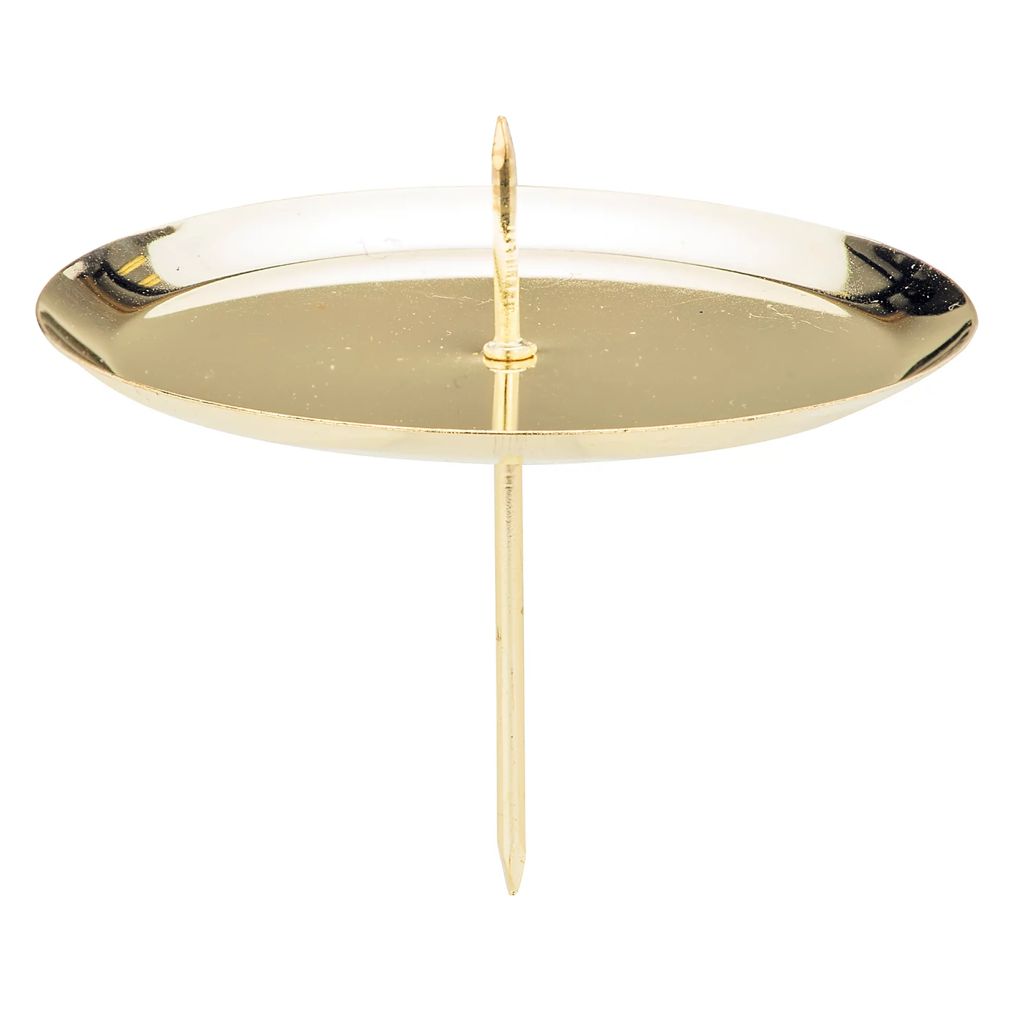 Kerzenhalter, gold, 7,5 cm Ø, 4 Stück