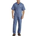 Dickies Men's Short-Sleeve Coverall, Medium Blue, M Shorts