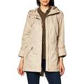 GUESS Women's Ladies Hooded Anorak with Adjustable Sleeves, Khaki, Large