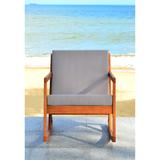 SAFAVIEH Outdoor Living Vernon Eucalyptus Rocking Chair - 25.6" W x 37.7" D x 30.7" H