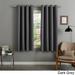 Aurora Home Silver Grommet Top 63-inch Blackout Curtain Pair - 52 x 63 - 52 x 63