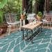 The Curated Nomad Claremont Chevron Pattern Indoor/ Outdoor Area Rug