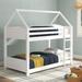 Sand & Stable™ Baby & Kids Sofia Twin over Twin Standard Bunk Bed, Wood in White | 70.72 H x 43.36 W x 79.29 D in | Wayfair