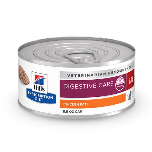 Hill's Prescription Diet i/d Digestive Care with Chicken Canned Cat Food, 5.5 oz.
