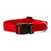 The Classic Red Webbed Nylon Dog Collar, X-Large/XX-Large