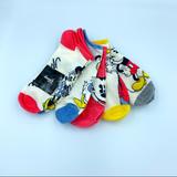Disney Accessories | Disney Mickey Mouse Minnie Donald Duck Goofy Socks | Color: Cream/Red | Size: 4-10