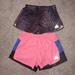 Adidas Shorts | 2 Pairs Of Adidas Running Shorts | Color: Black/Blue | Size: Youth Large 14 Or Woman's Size Small