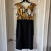 J. Crew Dresses | J. Crew Silk & Wool Dress Empire Waist Size 4 | Color: Black/Yellow | Size: 4