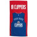 LA Clippers 30'' x 60'' Personalized Beach Towel