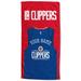 LA Clippers 30'' x 60'' Personalized Beach Towel