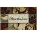 Mohawk Home 'Bless this Home' Brown/ Cream Kitchen Mat