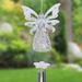 Exhart Large Solar Acrylic Angel Wind Chime, 6.5 by 42 Inches