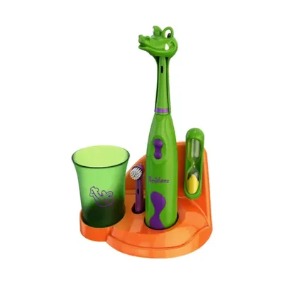 Pure Enrichment Kid's Electronic Toothbrush Snappy the Croc Set