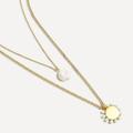 J. Crew Jewelry | Jcrew Layered Pearl Coin Necklace Nwt Os Pearl | Color: Cream/Gold | Size: Os