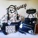 Disney Bags | Disney Mickey Mouse Weekender Monogram Bundle. | Color: Black/White | Size: Os