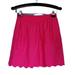 J. Crew Skirts | J. Crew Fuchsia Hot Pink Paper Bag Waist Barbiecore Linen/Cotton Mini Skirt | Color: Pink | Size: 4