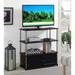 Convenience Concepts Designs2Go Highboy 40 inch TV Stand with Storage Cabinets and Shelves