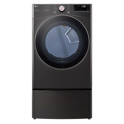 LG DLEX4000B 7.4 cu.ft. Ultra Large Capacity Electric Dryer - Black Steel